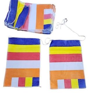 Cờ dây in ngũ sắc 20cmx30cm chất lượng cao