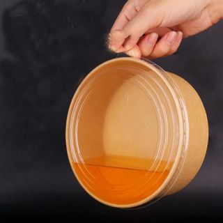 600 Tô giấy kraft dùng 1 lần đựng thức ăn 750ml và 1000ml thân thiện với môi trường