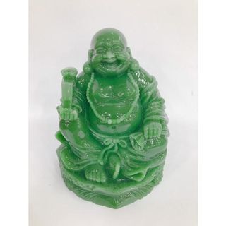 Tượng Ngài Di Lặc Bồ Tát ngồi cầm gậy như ý cao 13cm-Nhiều mẫu