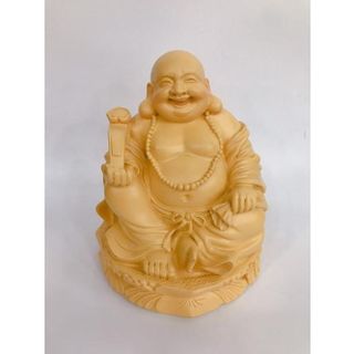 Tượng Ngài Di Lặc Bồ Tát ngồi cầm gậy như ý cao 13cm-Nhiều mẫu