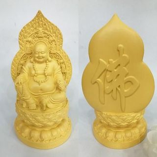 Tượng Phật Bồ Tát Quán Thế Âm ngồi đàI sen hào quang cao 17cm ngang 8cm chất liệu bột đá sơn màu và nhựa poly cao cấp nhiều mẫu