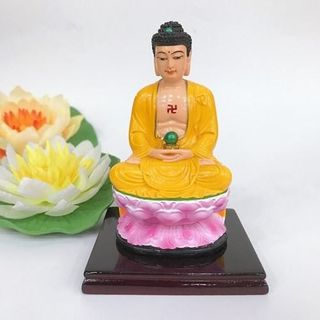 Tượng Đức Phật A Di Đà bưng ngọc cao 11cm-Nhiều mẫu