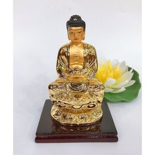 Tượng Đức Phật A Di Đà bưng ngọc cao 11cm-Nhiều mẫu