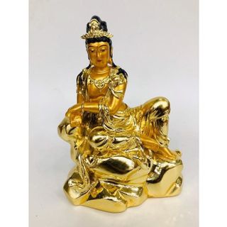 Tượng ngài Quan Thế Âm tự tại cao 13cm-nhiều mẫu
