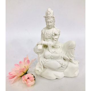 Tượng ngài Quan Thế Âm tự tại cao 13cm-nhiều mẫu