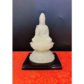 Tượng Ngài Quan Thế Âm Đài Sen Có Đế Cao 11cm Nhiều Mẫu Chất Liệu Bột Đá Nhựa Poly Cao Cấp Sơn Màu Tinh Tế Nhiều Mẫu Sắc Sảo