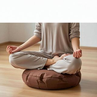 Bồ Đoàn Ngồi Thiền Vỏ Đậu Lớn 33cm Chất Liệu Cotton Tự Nhiên Mềm Mại Hỗ Trợ Thiền Định Thư Giãn Tối Ưu Thiết Kế Tiện Lợi Đa Năng