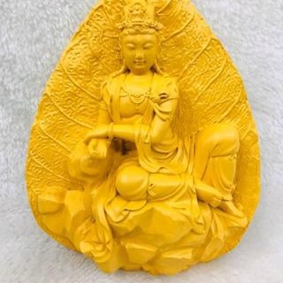 Tượng Ngài Quan Thế Âm Bồ Tát ngồi đài sen
