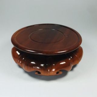 Đôn Gỗ Tràm Kê Tượng Phật Kệ Gỗ Đẹp Hình Tròn Họa Tiết Hoa Sen Chất Liệu Gỗ Tràm Màu Như Hình Kích Thước 8-24cm Xuất Xứ Việt Nam