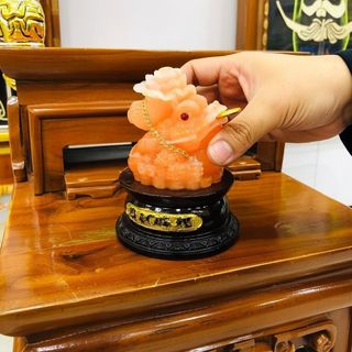 Thiềm Thừ Cóc Ba Chân Ngậm Tiền Xanh Cao 14cm Chất Liệu Đá Kích Thước 12cm Trọng Lượng 600g Linh Vật Chiêu Tài May Mắn Phú Quý Bình An Sản Phẩm Việt Nam