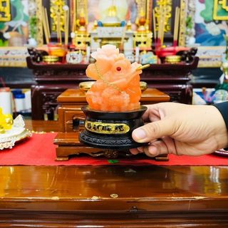 Thiềm Thừ Cóc Ba Chân Ngậm Tiền Xanh Cao 14cm Chất Liệu Đá Kích Thước 12cm Trọng Lượng 600g Linh Vật Chiêu Tài May Mắn Phú Quý Bình An Sản Phẩm Việt Nam