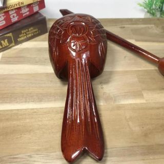 Mõ Gỗ Tụng Kinh Cá Chép Kích Thước 20cm Âm Thanh Trầm Ấm Cho Thầy Sư Ni Chuyên Dùng Trang Trí Và Tụng Kinh