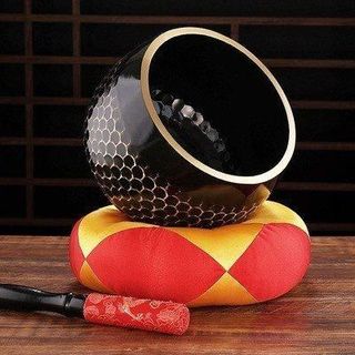 Chuông Đen Tụng Kinh Đài Loan Bằng Đồng Vật Phẩm Bàn Thờ Phật Giáo Tường Thuận Kích Thước Đa Dạng 9.5cm đến 24.5cm Chất Lượng Tốt