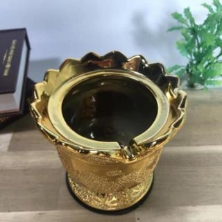 Đèn dầu chân thủy tinh trụ thờ cúng nghiêm trang cao 15cm dùng dầu cát tường lưu ly ánh sáng dịu nhẹ phù hợp trang trí thờ cúng chất liệu sứ tráng men và thủy tinh