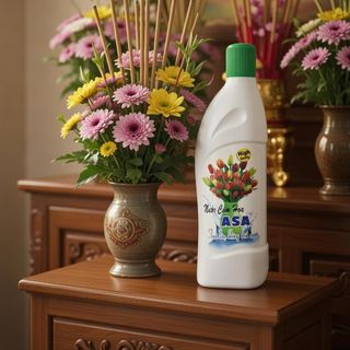 Nước Cắm Hoa ASA Tươi Lâu Không Thối Nước Đậm Đặc Chai 400ml Giúp Hoa Nở Đẹp Tươi Tắn Gấp 2 Lần Không Cần Thay Nước Hàng Ngày Ngăn Vi Khuẩn Thối Gốc Tiết Kiệm Thời Gian Chăm Sóc Bình Hoa