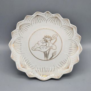 Bộ Thờ Cúng Lư Hương, Đĩa Trái Cây, Bình Hoa, Áng 5, Áng 3 Bạch Ngọc Sen Trắng