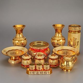 [Giá Sỉ] Bộ Đồ Thờ Kim Sa Chuẩn Hàng Cao Cấp Gốm Sứ Giá Siêu Rẻ