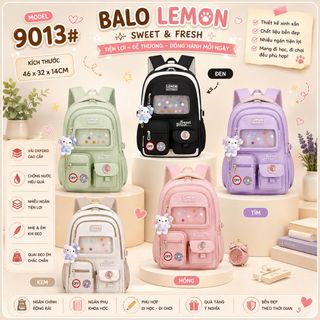 ✨ BALO LEMON A9013 – FORM ĐẸP, ĐEO ÊM, NHIỀU MÀU PASTEL