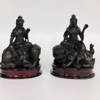 Tượng Ngài Phổ Hiền Bồ Tát Sơn Đồng Cao 10cm Đá Ép Chắc Chắn Độ Bền Cao Màu Sắc Tươi Sáng Bề Mặt Mịn Xử Lý Kỹ Nước Sơn Chất Lượng Cao Không Phai Màu Dễ Lau Chùi
