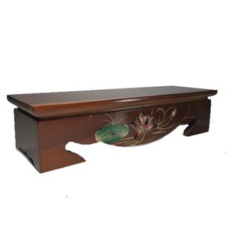 Đế Đôn Gỗ Tâm Pháp Hình Chữ Nhật Kích Thước 25-45cm Xuất Xứ Việt Nam Chất Liệu Gỗ Tràm Sơn Bóng Trang Trí Phụng Thờ