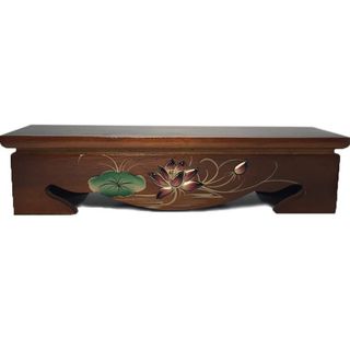 Đế Đôn Gỗ Tâm Pháp Hình Chữ Nhật Kích Thước 25-45cm Xuất Xứ Việt Nam Chất Liệu Gỗ Tràm Sơn Bóng Trang Trí Phụng Thờ