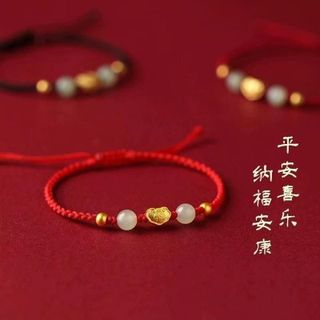 Vòng tay chỉ đỏ  tình duyên thu hút may mắn thiết kế độc đáo màu đỏ ngũ sắc mang lại tình duyên và may mắn cho người sử dụng sản phẩm