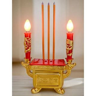 Lư hương cắm điện cao 30cm