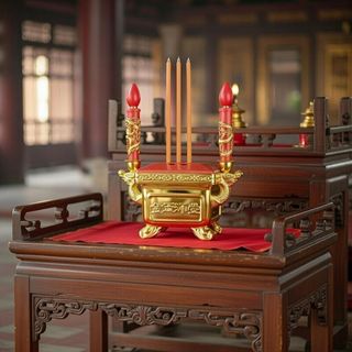 Lư hương cắm điện cao 30cm