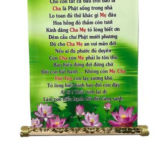 Thư Pháp Việt Nam - Tranh Thư Pháp Đạo Làm Con Kích Thước 57cmx35cm Chất Liệu Phim Nhựa Gỗ Trang Trí Phòng Khách Văn Phòng Quà Tặng Ý Nghĩa Loại 1