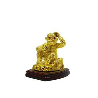 1 tượng 12 con giáp sơn si vàng