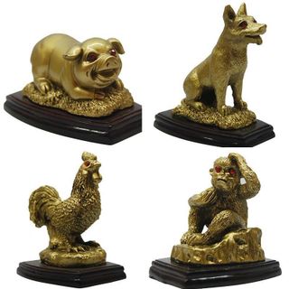 Tượng con giáp sơn đồng đẹp sắc xảo