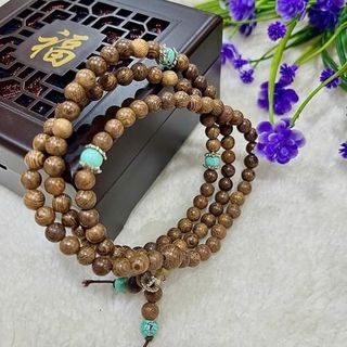 Chuỗi Cổ & Vòng Tay 108 Hạt Gỗ Sọc Đen - Bảo Vệ Tâm Linh & Quyền Lực - Chất Liệu Gỗ Sọc Đen Quý Hiếm - Thiết Kế 108 Hạt Chuẩn Pháp Khí - Kích Cỡ Đa Dạng - Chế Tác Tinh Xảo