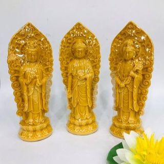 Tam Thế Phật A Di Đà Quan Thế Âm Đại Thế Chí Bộ Ba Vị Thần Tâm Linh Bảo Vệ Và Hướng Dẫn Sản Phẩm Tâm Linh Mang Ý Nghĩa Sâu Sắc