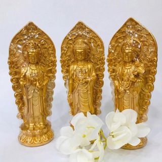 Tam Thế Phật A Di Đà Quan Thế Âm Đại Thế Chí Bộ Ba Vị Thần Tâm Linh Bảo Vệ Và Hướng Dẫn Sản Phẩm Tâm Linh Mang Ý Nghĩa Sâu Sắc