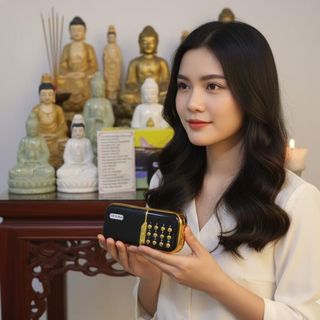 Máy Niệm Phật Tụng Kinh 60 Giọng Niệm quà tặng ý nghĩa Phật giáo  tụng kinh Địa Tạng, A Di Đà, Dược Sư 60 giọng niệm nổi tiếng chức năng hẹn giờ tự tắt   pin sạc bền bỉ dễ sử dụng cho người cao tuổi loa ngoài mạnh mẽ hỗ trợ thẻ nhớ mini tiện lợi