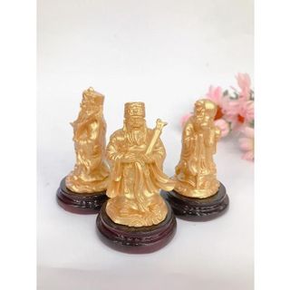Bộ tượng Tam Đa-Ba ông Phúc Lộc Thọ có đế cao 9cm-Nhiều Mẫu