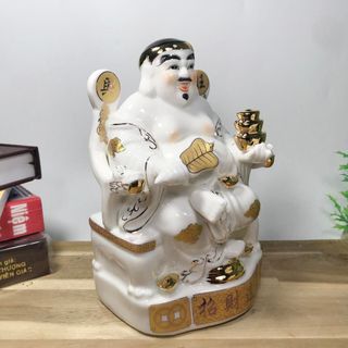 Bộ tượng hai ông Thần Tài Thổ Địa sứ tráng men trắng đặt bàn thờ-Nhiều mẫu