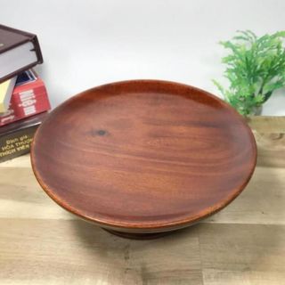 Dĩa gỗ đựng trái cây đế chân cao chưng bàn thờ Tâm Pháp