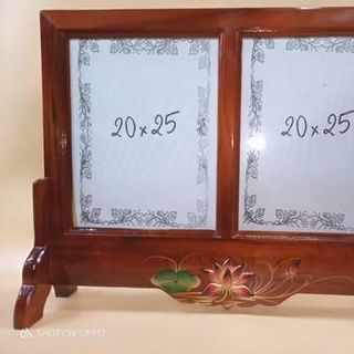 Khung hình gỗ tràm trăm năm 15x21cm 18x24cm 20x25cm 20x30cm 25x30cm  khung hình đôi 20x25cm 20x30c