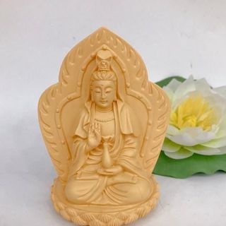 Tượng Ngài Quan Thế Âm 2 Mặt Để Xe An Tâm Làm An Cao 10cm Sơn Nhũ Vàng Chất Liệu Bột Đá Nhựa Poly Cao Cấp Văn Hóa Phật Giáo Kích Thước Cao 10cm Ngang 7cm