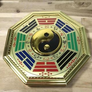 Bát Quái Phong Thủy Âm Dương Gương Hợp Kim 2 Loại Cao 18cm & 15cm Bảo Vệ May Mắn Hóa Giải Hướng Nhà Tốt Và Tốt Chất Liệu Hợp Kim Hình 8 Quẻ Càn Đoài Ly Chấn Tốn Khảm Cấn Khôn