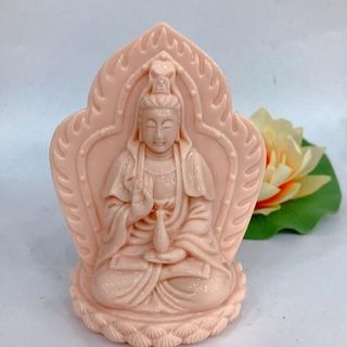 Tượng Ngài Quan Thế Âm 2 Mặt Để Xe An Tâm Làm An Cao 10cm Sơn Nhũ Vàng Chất Liệu Bột Đá Nhựa Poly Cao Cấp Văn Hóa Phật Giáo Kích Thước Cao 10cm Ngang 7cm