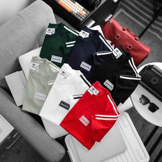 Mẫu áo thun 3 sọc nam, chất cotton 2c dày dặn,mền mịn mát. màu in trend.