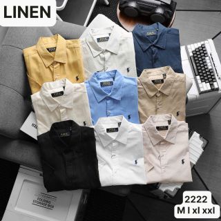 Sơ Mi LINEN  Polo nam  CAO CẤP.