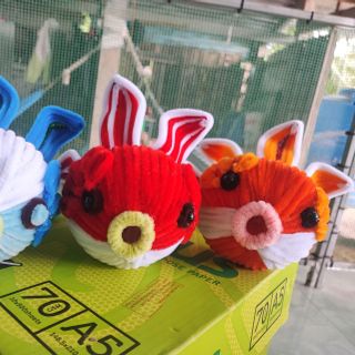 Lồng đèn cá bằng kẽm nhung