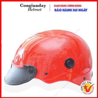 [HCM]MŨ BẢO HIỂM MÀU BÓNG THỜI TRANG - NÓN BẢO HIỂM GIÁ SỈ