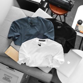 ÁO ARMANI nam. Vải in lụa 3D sắc nét, 100% cotton 4 chiều, mềm mịn, thấm hút mồ hôi cực tốt.