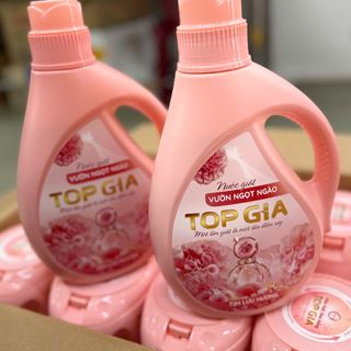 Combo 2 Can Nước Giặt TOPGIA - Can 2L Hương Vườn Ngọt Ngào & Vườn quyến rủ Đánh Bay Vết Bẩn, Lưu Hương Bền Lâu
