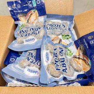 Bào ngư sống cấp đông hàng Nissi túi 300g size 6-8 con ( hỏa tốc TPHCM )