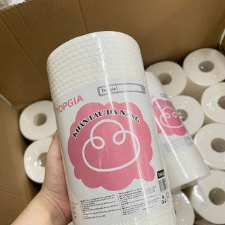 Khăn Lau Bếp Đa Năng Top Gia Dùng 1 Lần - Cuộn 100 Tờ Tiện Lợi Cho Mọi Gia Đình có thể giặt tái sử dụng nhiều lần